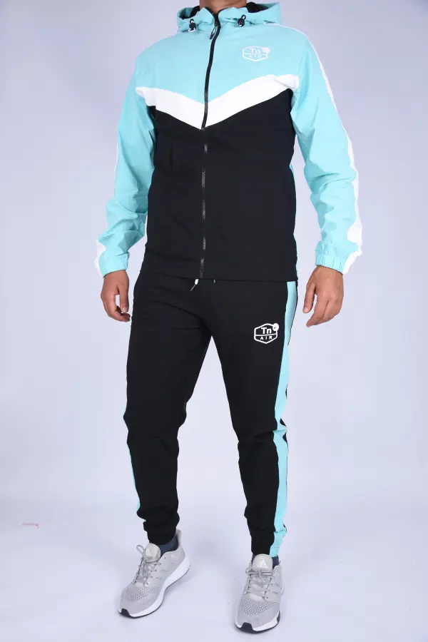 Survêtement Nike Tn  extra confortable Ref-NK-Tn-Bleusky-Noir-121 